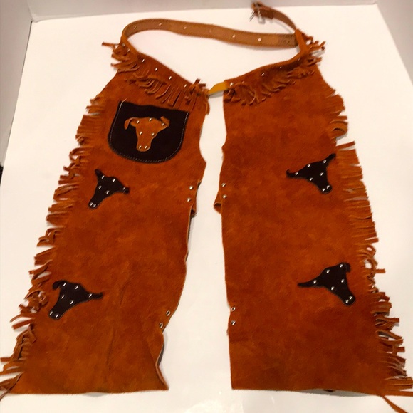 Other - Cowboy Chaps Authentic Suede